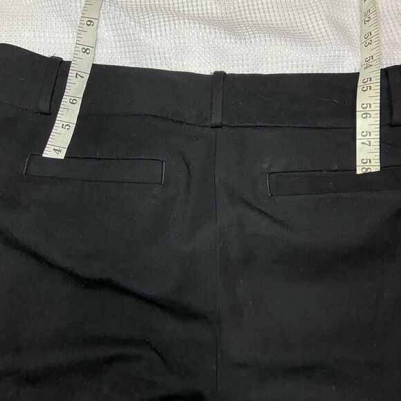 Banana Republic Jackson Fit Women Size 12 Stretch Black Trousers - Picture 7 of 16